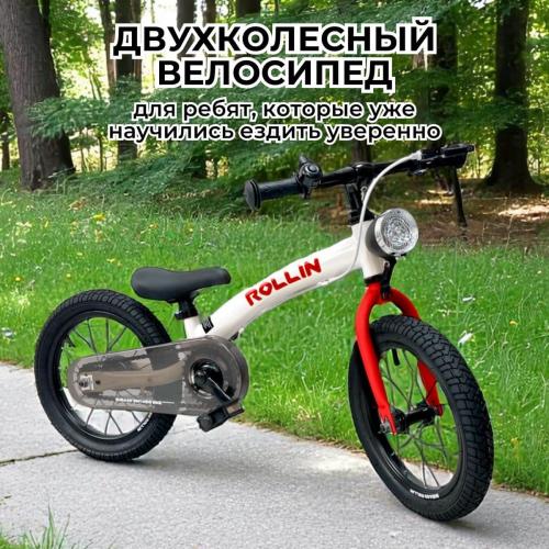 Детский беговел Bubago Rollin 166-3 Красный (14")