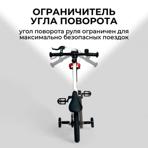 Детский беговел Bubago Rollin 166-3 Красный (14")