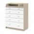 Комод пеленальный Атон Мебель MAKS дуб тонсберг натуральный - белый с органайзером 9436331