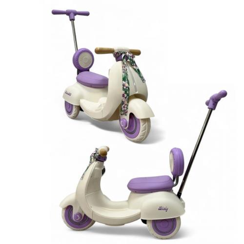 Детский электроскутер Bubago Bicly BG 165-1 Лиловый