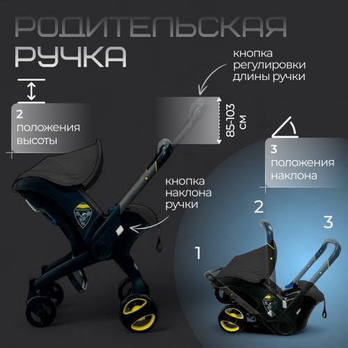 Коляска детская BubaGo Mirco BG 153-1 Черный
