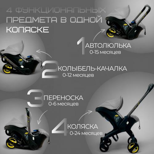 Коляска детская BubaGo Mirco BG 153-2 Серый