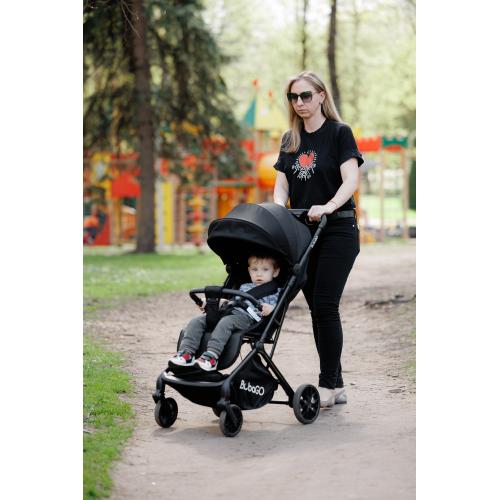 Коляска детская прогулочная BubaGo LUNA BG 154-1 Черный