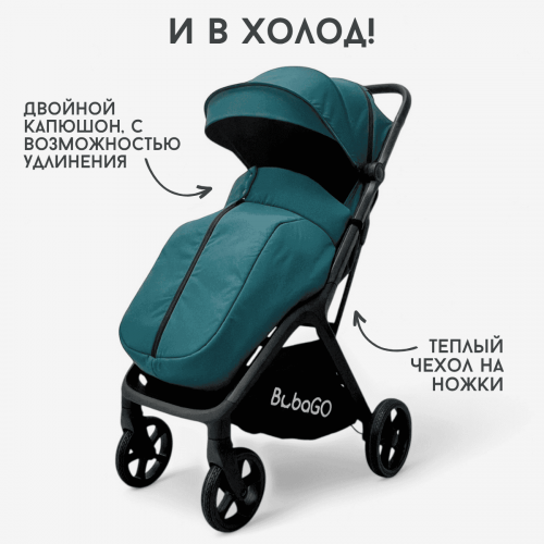 Коляска детская прогулочная BubaGo LUNA BG 154-2 Синий