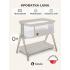 Колыбель кроватка Lionelo Luna (Beige Sand) Бежевый