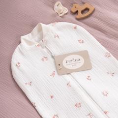 Пелёнка-кокон для новорожденных Perina (кокон) (Лето розовое)