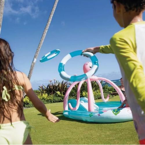 Игровой надувной центр Intex Friendly Octopus / 56138 (234х183х150) 9220901