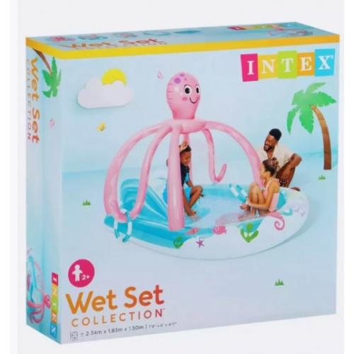 Игровой надувной центр Intex Friendly Octopus / 56138 (234х183х150) 9220901
