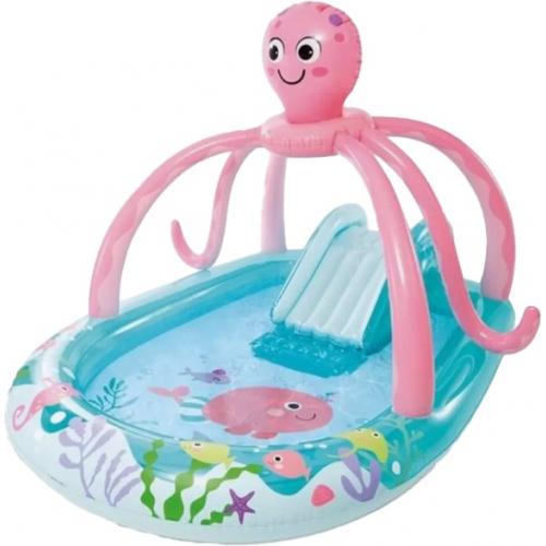 Игровой надувной центр Intex Friendly Octopus / 56138 (234х183х150) 9220901