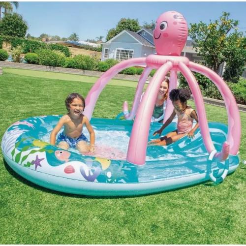 Игровой надувной центр Intex Friendly Octopus / 56138 (234х183х150) 9220901