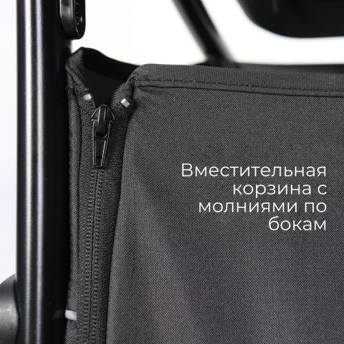 Коляска детская прогулочная BubaGo BASS Green Зеленый (черная рама) BG 130-2