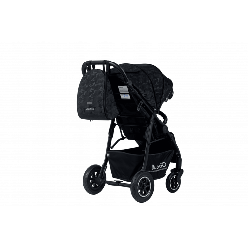 Коляска прогулочная Bubago Sorex BG 107-1 Black Army Мистический черный