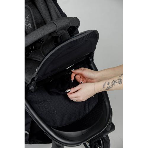 Коляска прогулочная Bubago Sorex BG 107-3 Dark Grey Графитовый