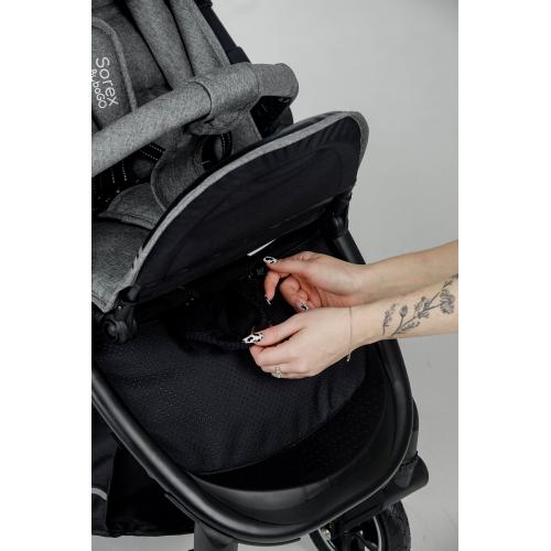 Коляска прогулочная Bubago Sorex BG 107-4 Grey Стальной