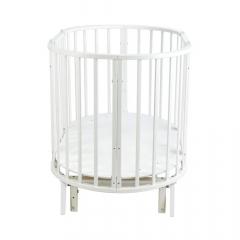 Кроватка детская универсальная 6/1 PITUSO Stella маятник Белый-Белый 106501