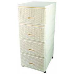 Комод детский пластиковый Dunya Кремовый/Бежевый 04054