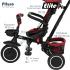 Велосипед трехколесный Pituso Elite Plus Red Maroon Темно-красный JY-T05Plus-Red