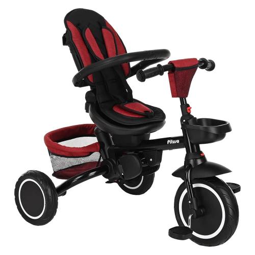 Велосипед трехколесный Pituso Elite Plus Red Maroon Темно-красный JY-T05Plus-Red