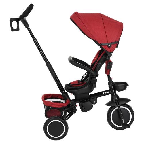 Велосипед трехколесный Pituso Elite Plus Red Maroon Темно-красный JY-T05Plus-Red