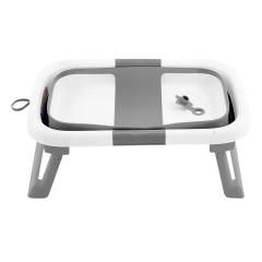 Ванночка складная PITUSO Grey Серый 68см FG1150-Grey (двойное сложение, термометр)