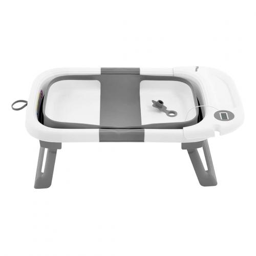 Ванночка складная PITUSO Grey Серый 68см FG1150-Grey (двойное сложение, термометр)
