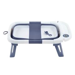 Ванночка складная PITUSO Синий 68см FG1150-Blue (двойное сложение, термометр)