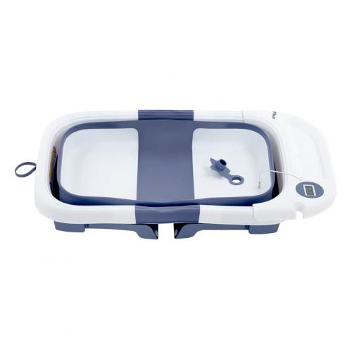 Ванночка складная PITUSO Синий 68см FG1150-Blue (двойное сложение, термометр)