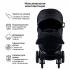 Коляска прогулочная Bubago Sorex BG 107-1 Black Army Мистический черный