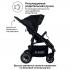 Коляска прогулочная Bubago Sorex BG 107-1 Black Army Мистический черный