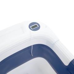 Ванночка складная PITUSO Синий 68см FG1150-Blue (двойное сложение, термометр)