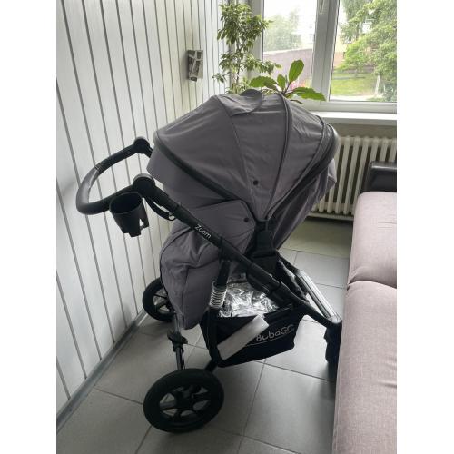 Коляска детская BubaGo BG 135-B-2 MODEL Zoom Dark Gray/Темно Серый (Черная рама)