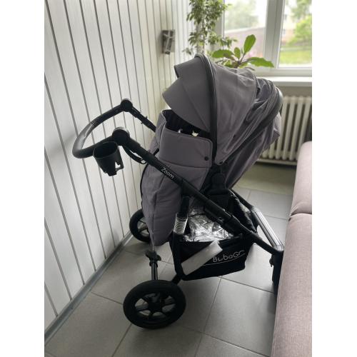 Коляска детская BubaGo BG 135-B-2 MODEL Zoom Dark Gray/Темно Серый (Черная рама)