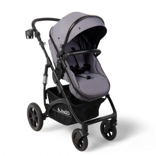 Коляска детская BubaGo BG 135-B-2 MODEL Zoom Dark Gray/Темно Серый (Черная рама)