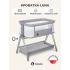 Колыбель кроватка Lionelo Luna (Grey Concrete)
