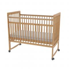 Кроватка Bambini 16.20.16.03 Bambini с Балясинами Коричневый / brown (ножки, дуги-качалки, колёсики)