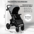 Коляска детская прогулочная BubaGo BG 168-3 MODEL CROSS City LUX Темно Серый