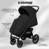 Коляска детская прогулочная BubaGo BG 168-1 MODEL CROSS City LUX  Черный / Black