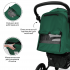 Коляска детская прогулочная BubaGo MODEL ONE BG 173-3  Зеленый