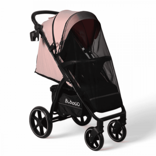 Коляска детская прогулочная BubaGo BG 155-2 MODEL CROSS City Розовый / Pink