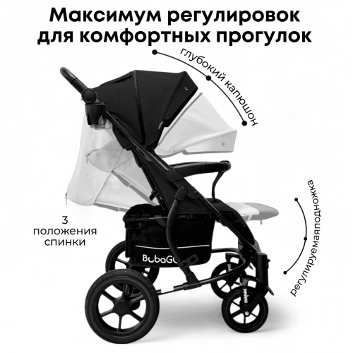 Коляска детская прогулочная BubaGo MODEL ONE BG 173-2 Черный