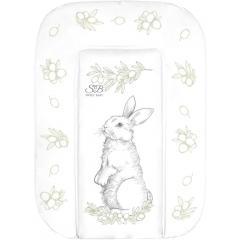 Пеленальный матрас Sweet Baby Foresta Magica Grigio Oliva 48x71 (заяц серый/оливковый) 9514511