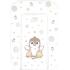 Пеленальный матрас Sweet Baby Pinguino New Crema 48x71 (пингвин бежевый) 9514517