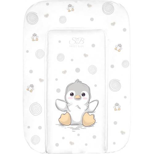 Пеленальный матрас Sweet Baby Pinguino New Grigio 48x71 (пингвин серый) 9514520