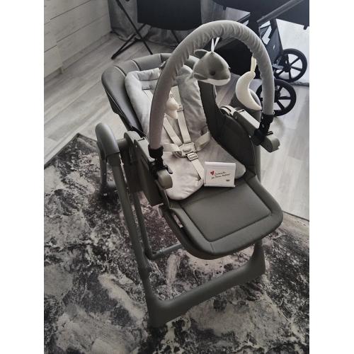 Стульчик для кормления Martin Noir SIRIUS + Дуга Dark Gray Envoy (Сириус темно-Серый/серая рама)