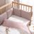 Комплект в кроватку Perina Muslin Лето розовое/Мокко (Муслин 3 предмета) КПБ3-М.1.08х2.6
