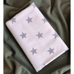 Непромокаемая многоразовая пеленка ранфорс 60х90 см Звезды