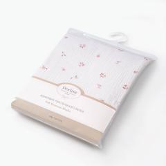 Комплект в кроватку Perina Muslin Лето розовое/Мокко (Муслин 3 предмета) КПБ3-М.1.08х2.6