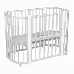 Кроватка PITUSO Asti J 511 Серый-Белый 5/1 маятник