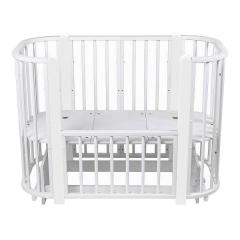 Кроватка PITUSO Asti J 511 Серый-Белый 5/1 маятник