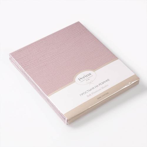 Простынь муслиновая 120х60 Perina Muslin ПР-М.120.1.08 (Мокко)